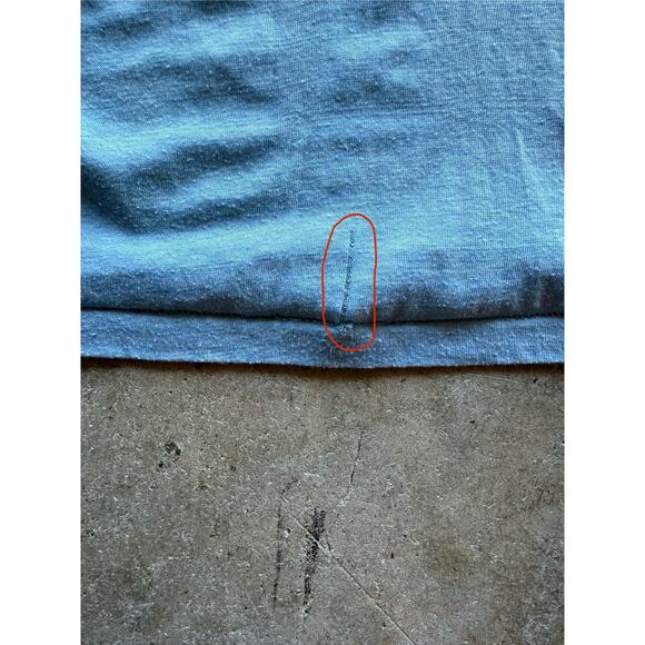 Vintage 'YES' 1977 Tour Rock Band Shirt Light Blue Size Small - Picture 7 of 7